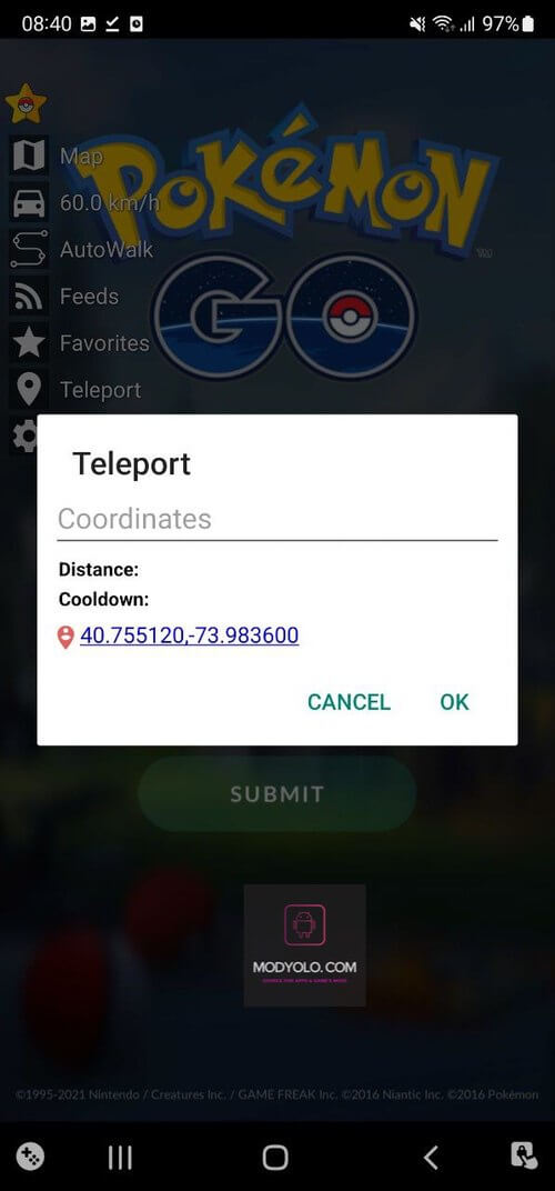 Pokémon GO 게임 플레이 스크린샷 2