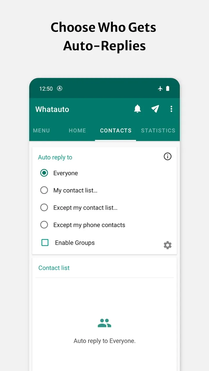 Tangkapan layar aplikasi WhatAuto – Auto Reply 3