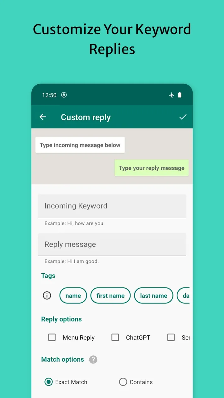 Tangkapan layar aplikasi WhatAuto – Auto Reply 4