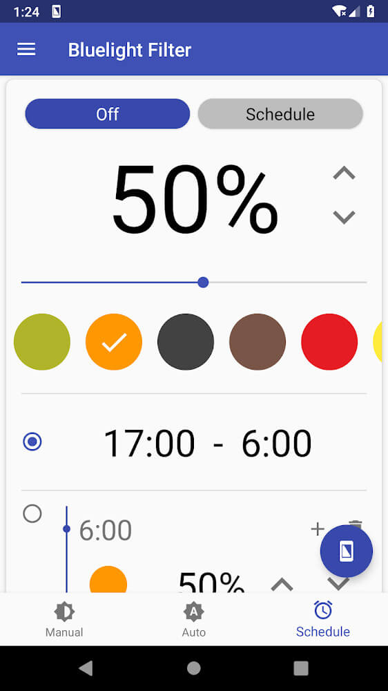 Screenshot Bluelight Filter 4