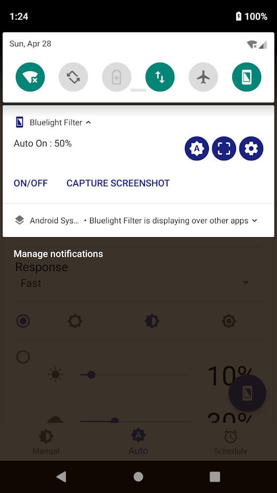 Screenshot Bluelight Filter 5