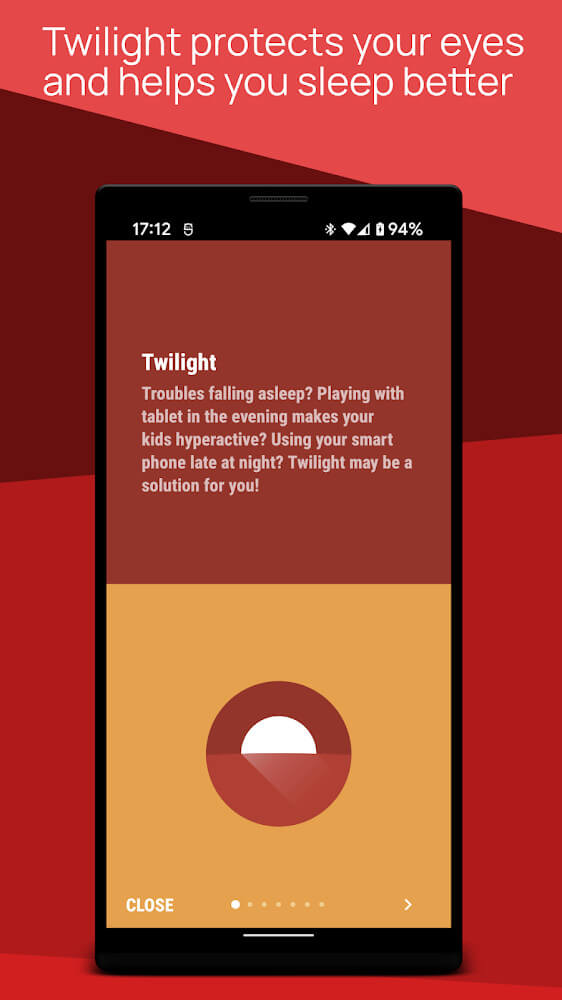 Twilight: Blue light filter screenshot 5