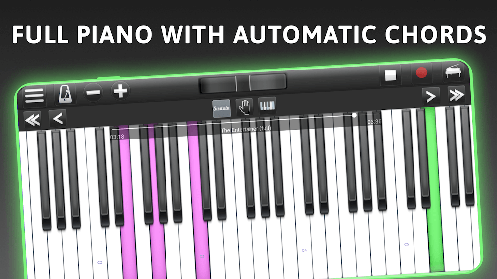 Piano Solo HD captura de tela 7