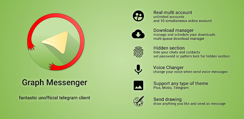Graph Messenger screenshot preview 1