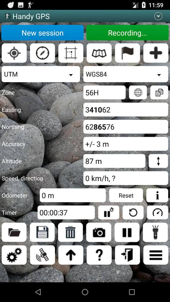 Handy GPS screenshot 2