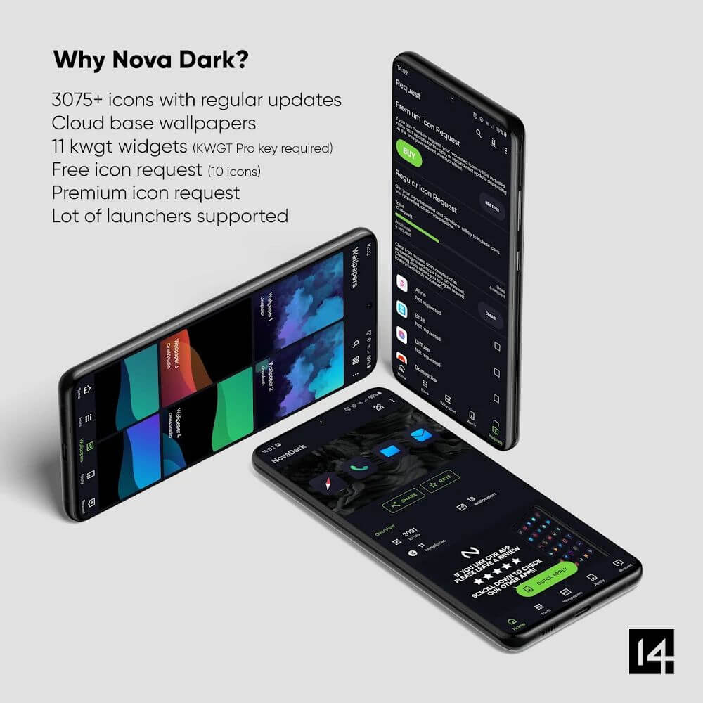 Nova Dark Icon Pack screenshot 3