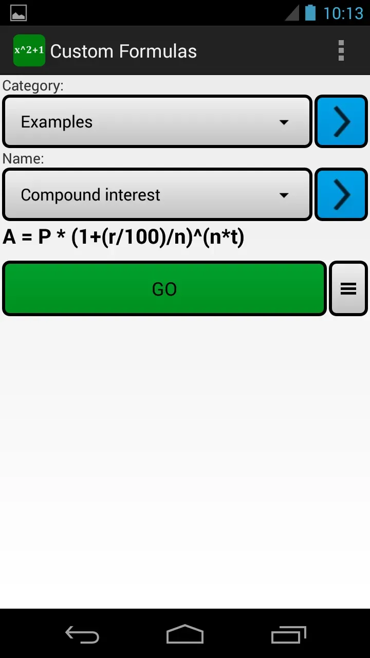 Custom Formulas screenshot 2