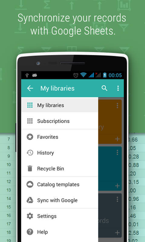 Screenshot pratinjau Memento Database 6
