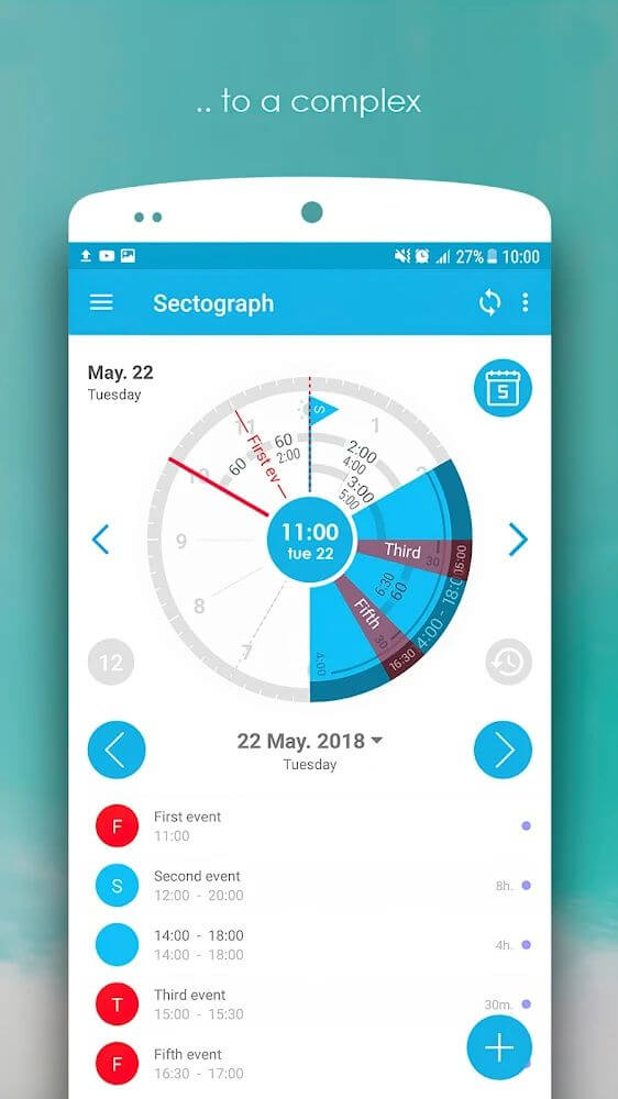 Sectograph app screenshot 5