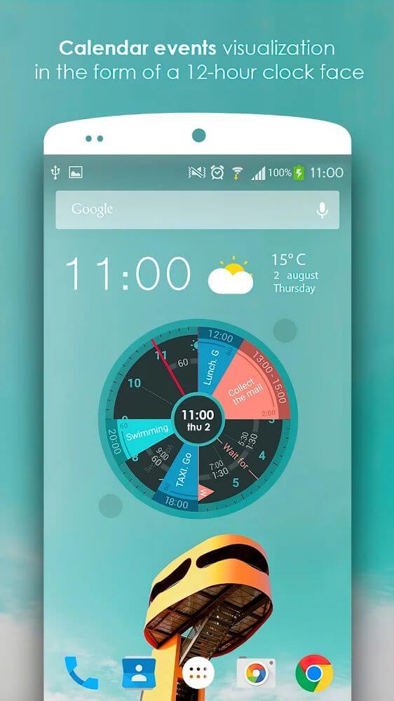 Sectograph app screenshot 2