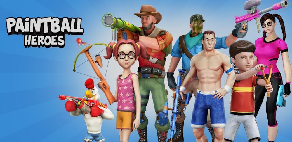 Tangkapan layar Paintball Shooting Game 3D 1