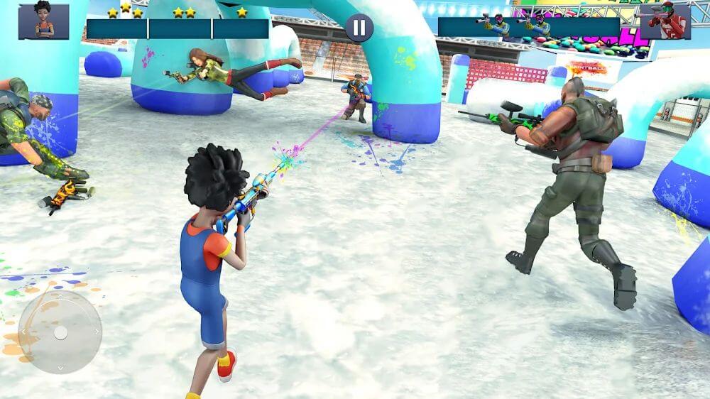 Tangkapan layar Paintball Shooting Game 3D 5