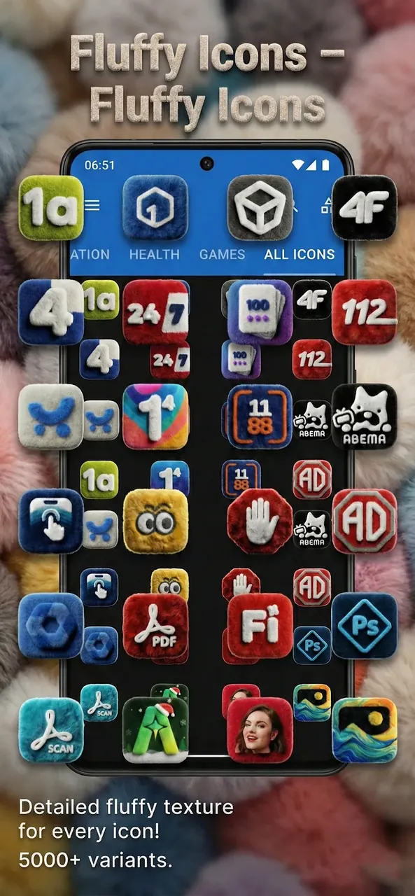 Fluffy 3D Icon Pack preview screenshot 6