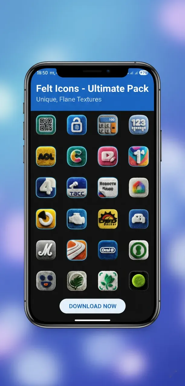 Fluffy 3D Icon Pack preview screenshot 3