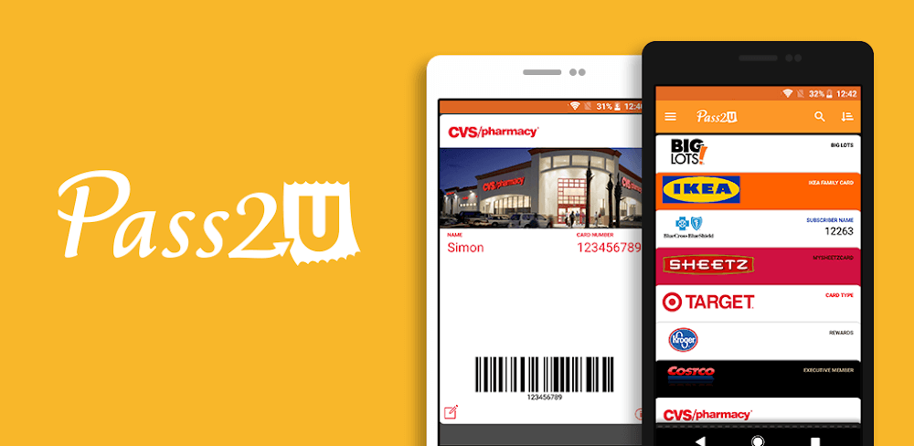 Pass2U Wallet app screenshot 1