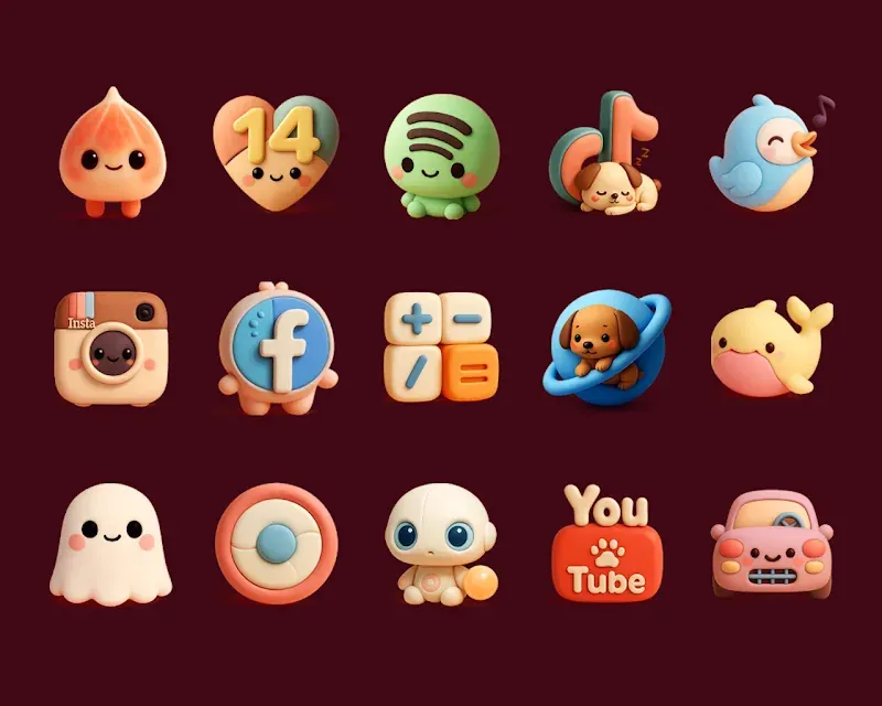 Cuties - Icon Pack preview 4