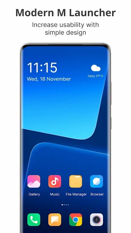 Tangkapan layar M Launcher 2