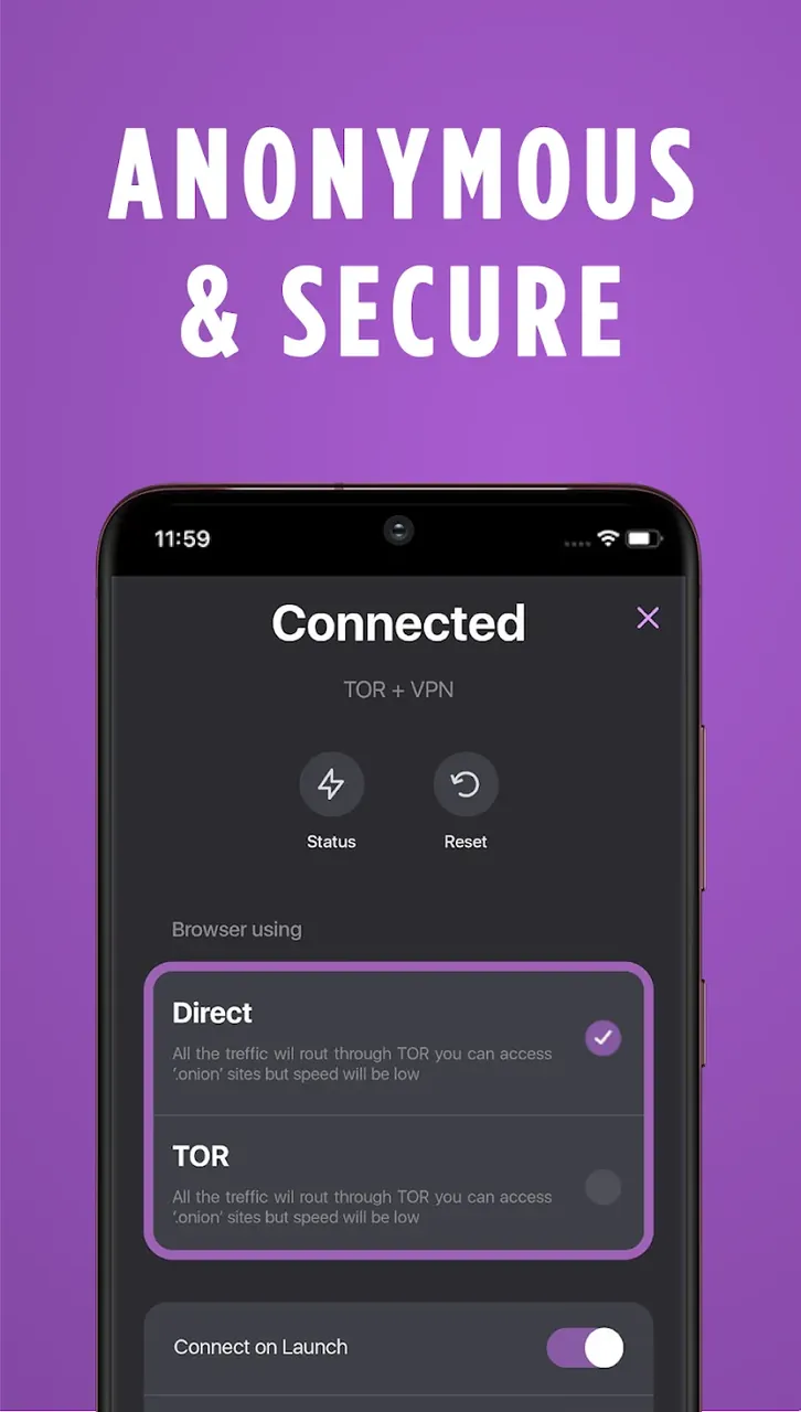 OrNET: Dark Web Browser app preview 4