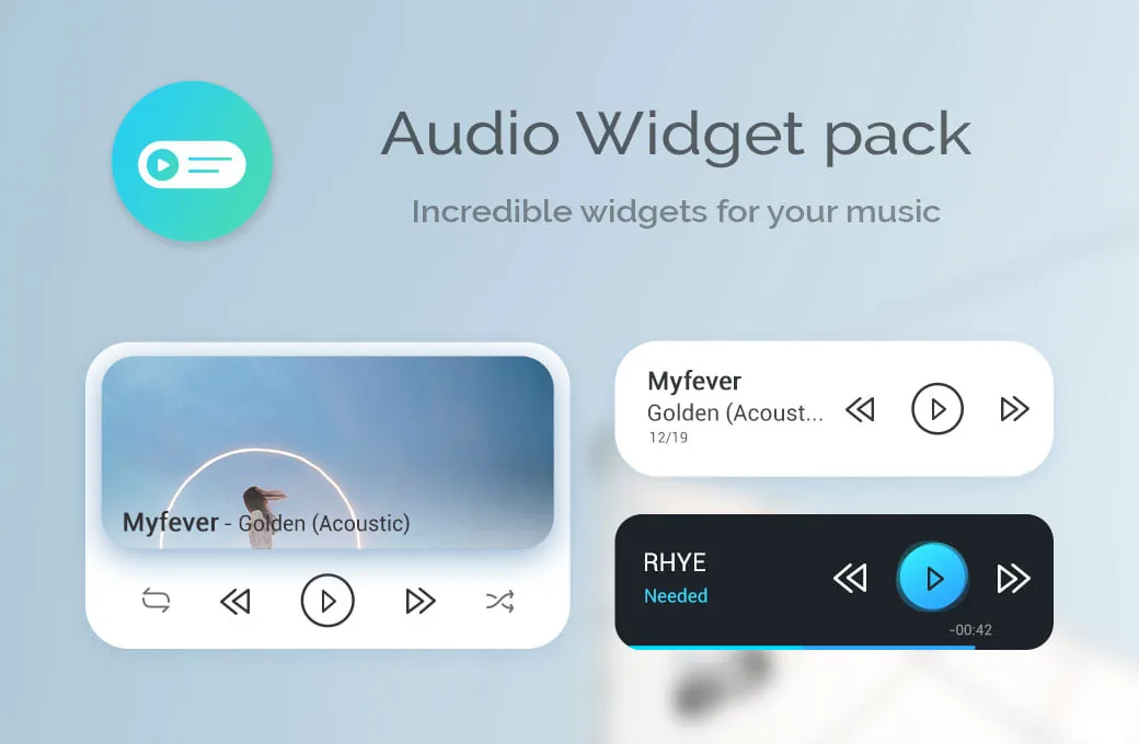 Audio Widget Pack screenshot 1