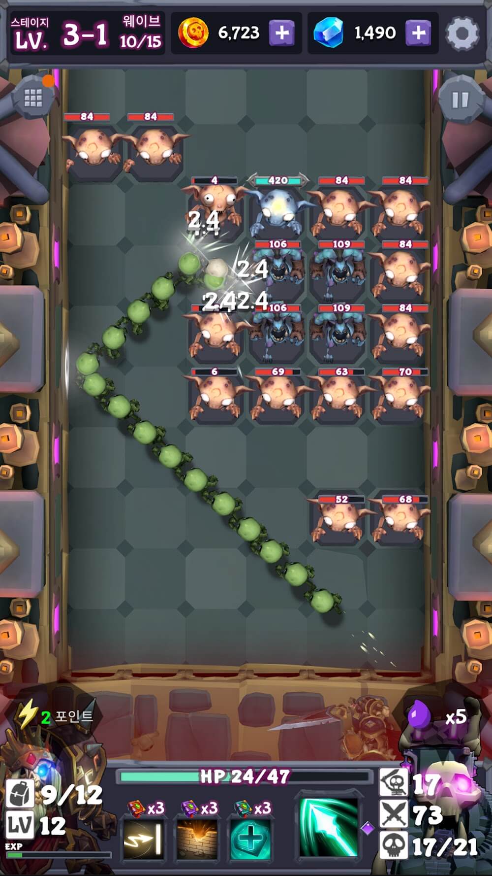 Undead vs Demon gameplay screenshot 6