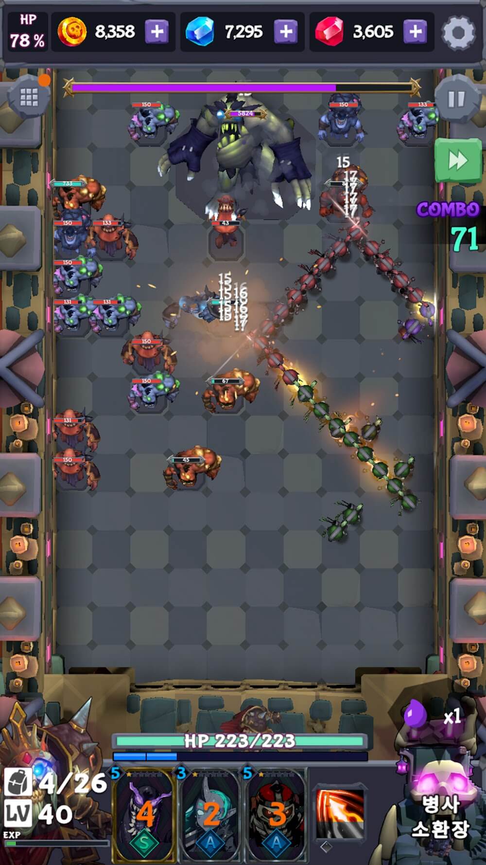 Undead vs Demon gameplay screenshot 5