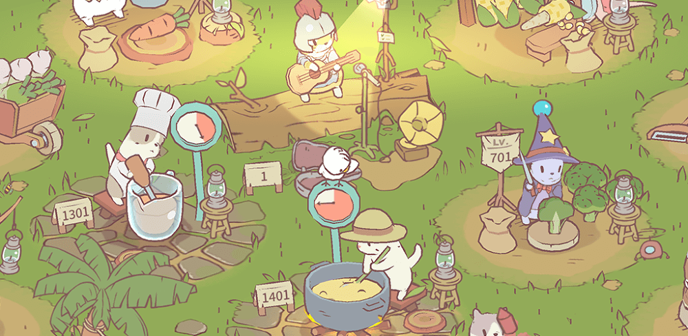 Cats and Soup プレイ画面スクリーンショット 1