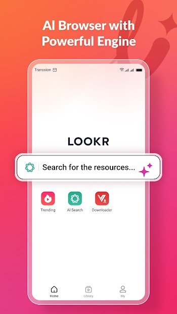 Captura de pantalla de la aplicación Lookr 3