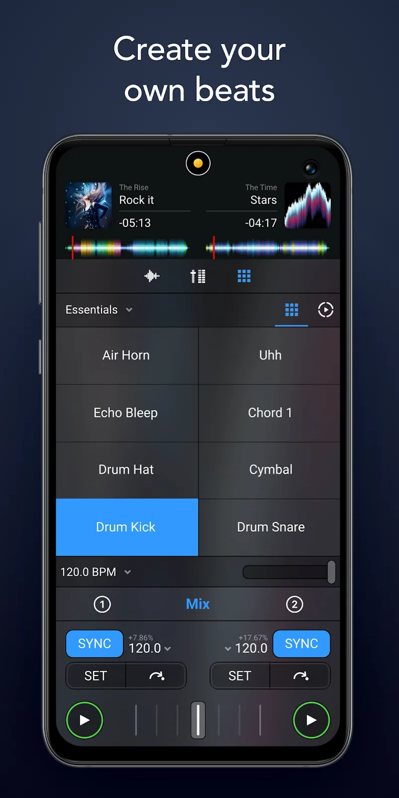 Captura de pantalla 5 de la interfaz de djay – DJ App & Mixer