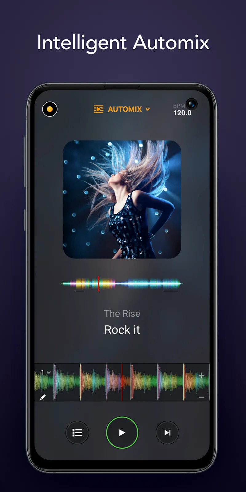 Captura de pantalla 4 de la interfaz de djay – DJ App & Mixer
