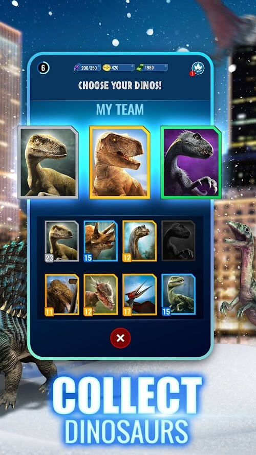 Jurassic World Alive screenshot 3