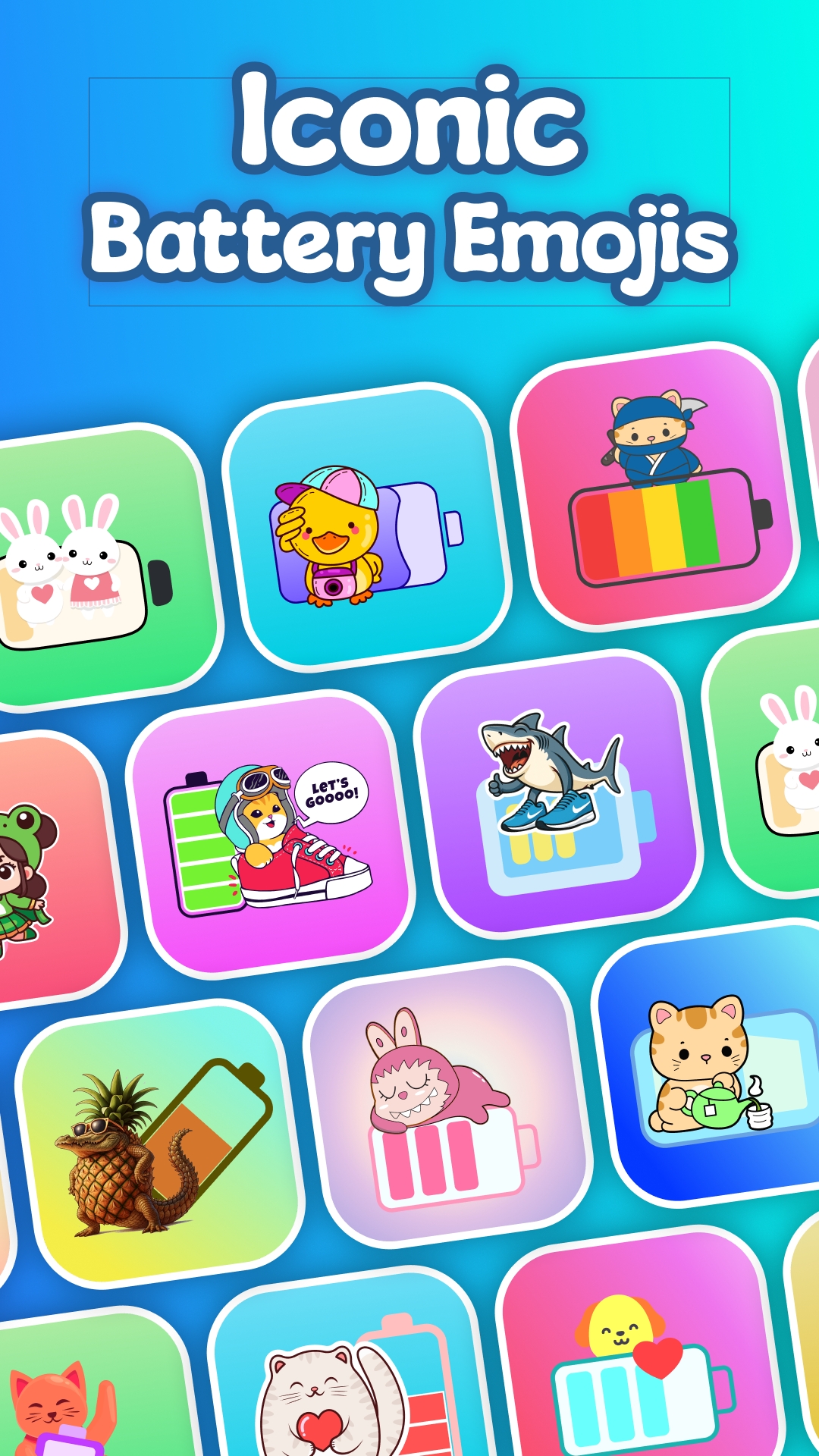 Screenshot 3 of Emoji Battery Icon Customize