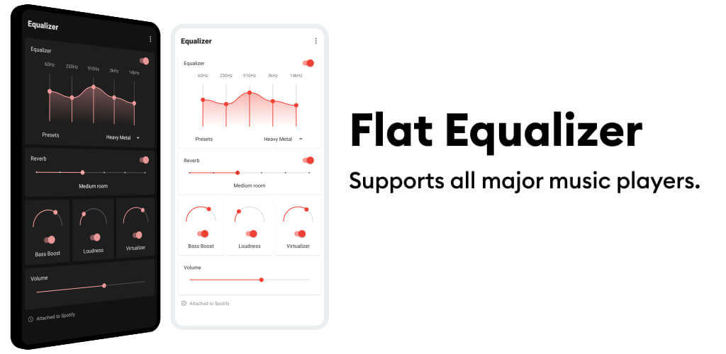 Captura de pantalla de la aplicación Flat Equalizer 1