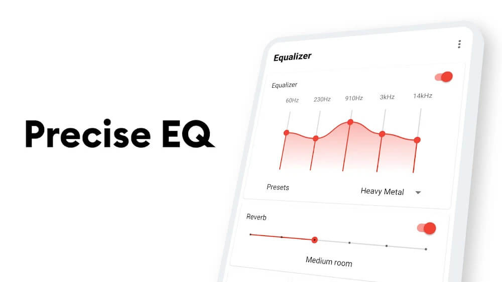 Captura de pantalla de la aplicación Flat Equalizer 3
