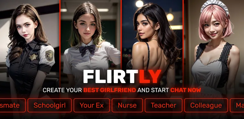 Flirtly: AI Girl & Companion gameplay screenshot 2