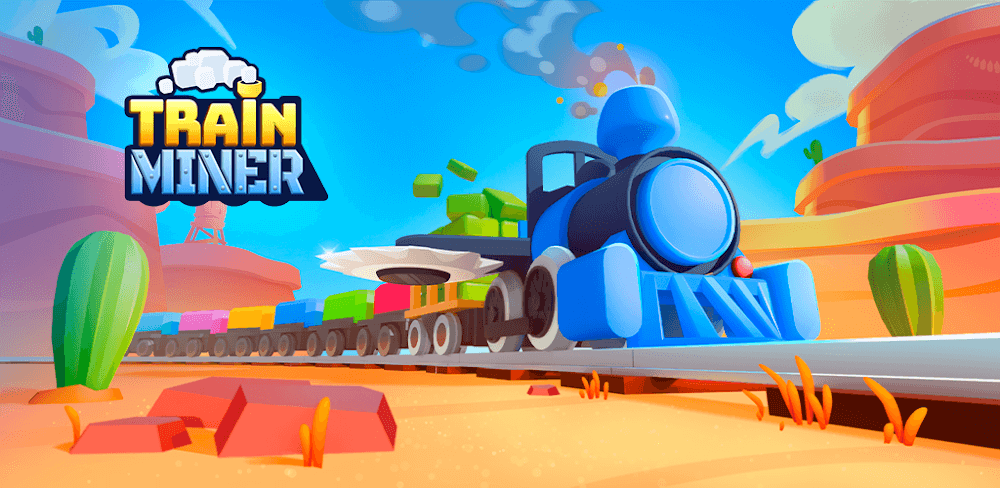 Train Miner: Idle Railway Game gameplay screenshot 1