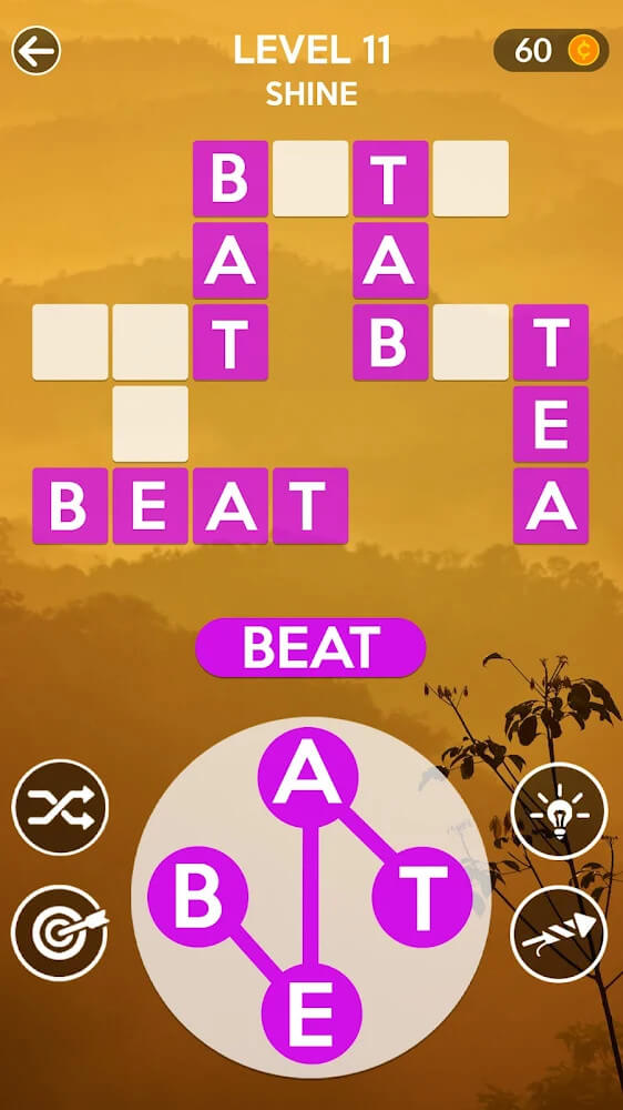 Wordscapes captura de pantalla 2