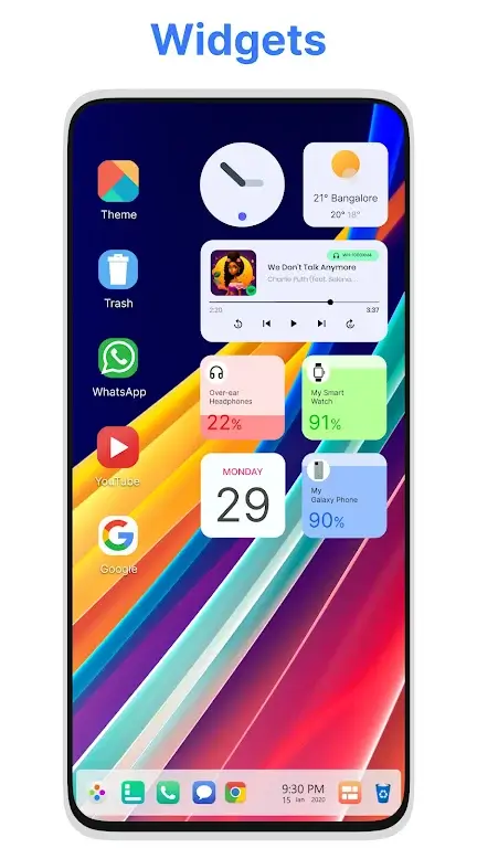 Tangkapan layar antarmuka U Launcher 4