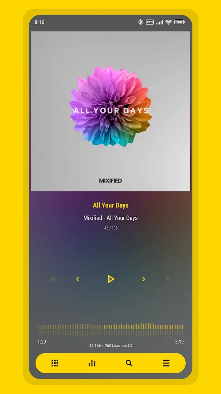 Aurora – Poweramp Skin screenshot 5