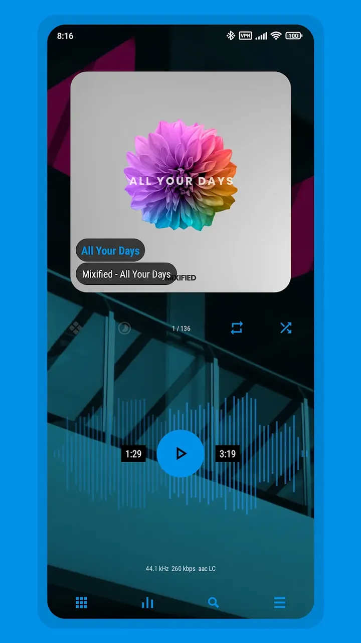 Aurora – Poweramp Skin screenshot 6
