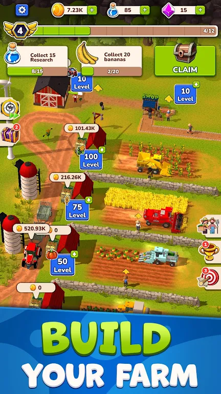 Prévia de Idle Farm: Harvest Empire 2