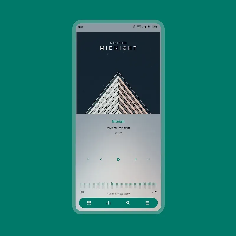 Luminous - Poweramp Skin screenshot 5