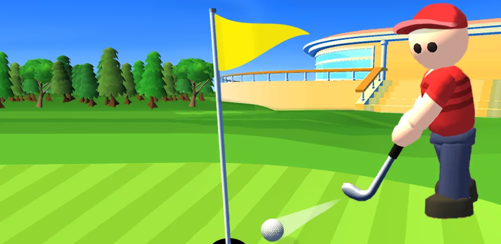 Captura de tela do gameplay de Idle Golf Club Manager Tycoon 1