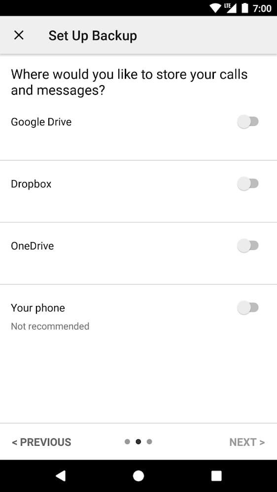 SMS Backup & Restore Pro app screenshot 5