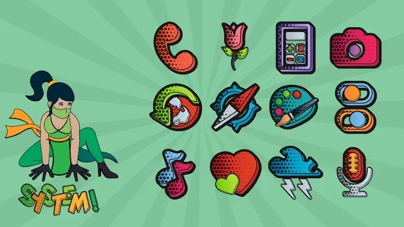 Comics Icon Pack preview screenshot 6