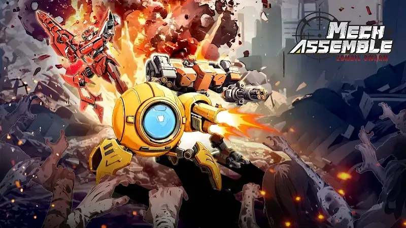 Mech Assemble: Zombie Swarm gameplay screenshot 2