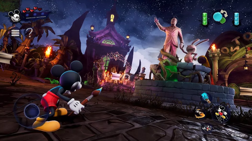 Disney Epic Mickey: Rebrushed capture d'écran du gameplay 3