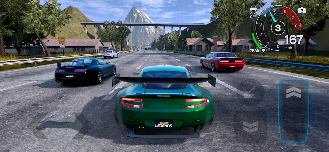 Highway Legends: Car Racing 3D capture d'écran de gameplay 1