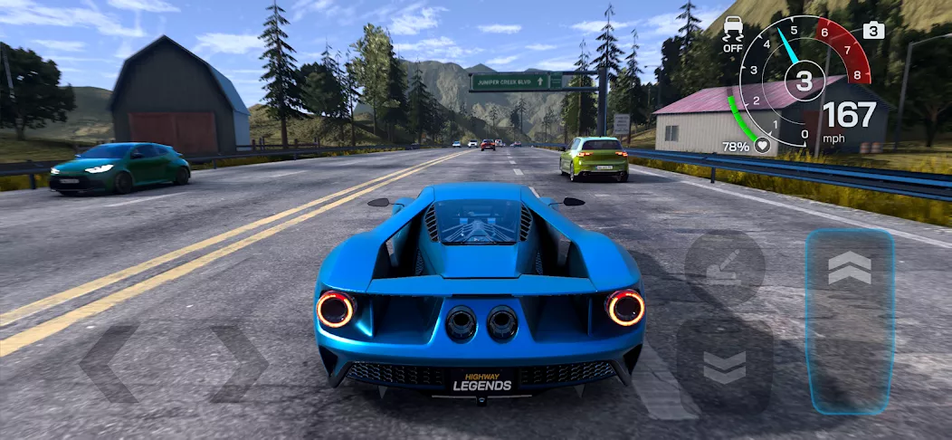 Highway Legends: Car Racing 3D capture d'écran de gameplay 5