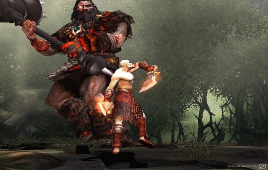 Capture d'écran du gameplay de God of War 2 5