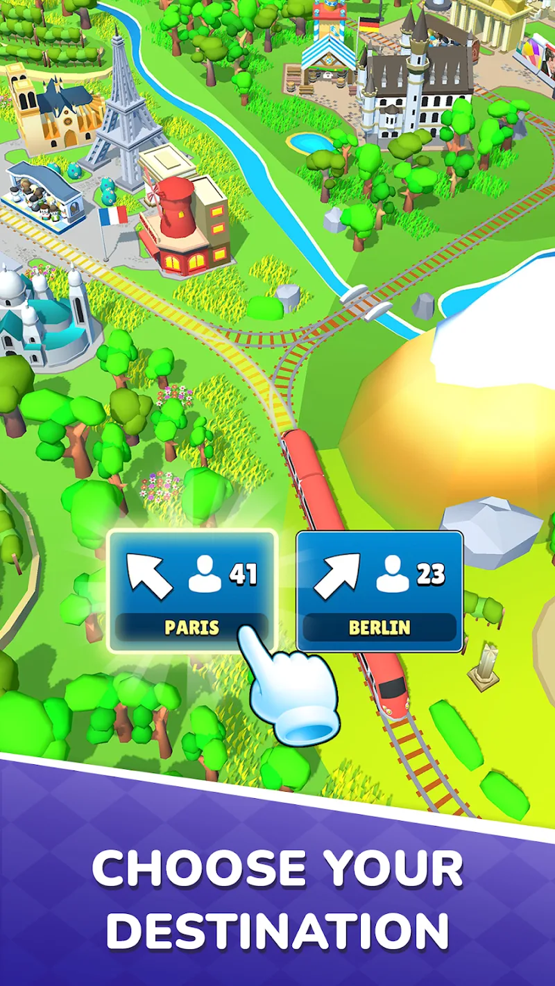 Capture d'écran de gameplay de Train Ride 2